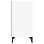 Bedside Cabinet White 40x35x70 cm Engineered Wood