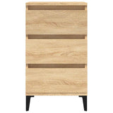 Bedside Cabinet Sonoma Oak 40x35x70 cm Engineered Wood - Close-Up Angle