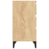 Bedside Cabinet Sonoma Oak 40x35x70 cm Engineered Wood - Low Angle
