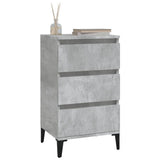 Bedside Cabinet Concrete Grey 40x35x70 cm Engineered Wood - Top-Down View