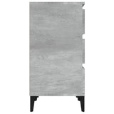 Bedside Cabinet Concrete Grey 40x35x70 cm Engineered Wood - Low Angle