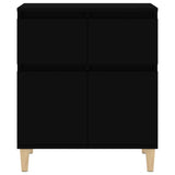 Sideboard Black 60x35x70 cm Engineered Wood