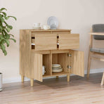 Sideboard Sonoma Oak 60x35x70 cm Engineered Wood