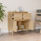 Sideboard Sonoma Oak 60x35x70 cm Engineered Wood - Side View