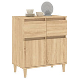 Sideboard Sonoma Oak 60x35x70 cm Engineered Wood - Top-Down View