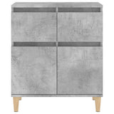 Sideboard Concrete Grey 60x35x70 cm Engineered Wood - Close-Up Angle