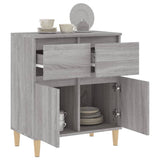 Sideboard Grey Sonoma 60x35x70 cm Engineered Wood - 45-Degree Angle