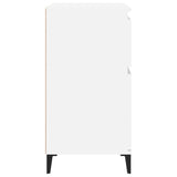 Sideboard High Gloss White 60x35x70 cm Engineered Wood