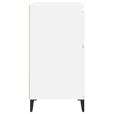 Sideboard High Gloss White 60x35x70 cm Engineered Wood - Low Angle