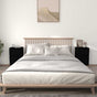 Bedside Cabinets 2 pcs Black 40x35x70 cm