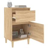 Bedside Cabinet Sonoma Oak 40x35x70 cm - 45-Degree Angle