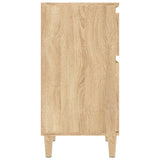 Bedside Cabinet Sonoma Oak 40x35x70 cm - Close-Up Angle