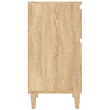 Bedside Cabinets 2 pcs Sonoma Oak 40x35x70 cm - Close-Up Angle