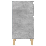 Bedside Cabinet Concrete Grey 40x35x70 cm - Close-Up Angle