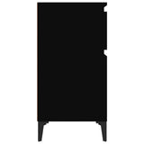 Bedside Cabinets 2 pcs Black 40x35x70 cm - Close-Up Angle