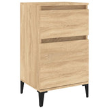 Bedside Cabinet Sonoma Oak 40x35x70 cm - Front View