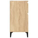Bedside Cabinet Sonoma Oak 40x35x70 cm - Close-Up Angle