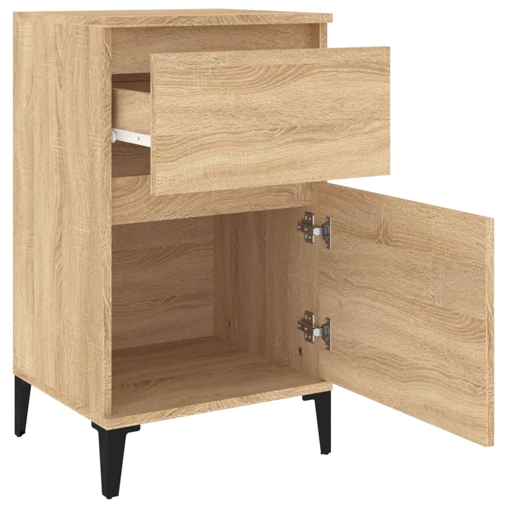 Bedside Cabinet Sonoma Oak 40x35x70 cm