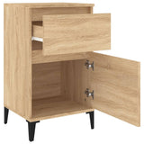Bedside Cabinet Sonoma Oak 40x35x70 cm - Low Angle