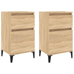 Bedside Cabinets 2 pcs Sonoma Oak 40x35x70 cm
