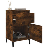 Bedside Cabinet Smoked Oak 40x35x70 cm - 45-Degree Angle