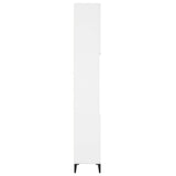 Bathroom Cabinet White 30x30x190 cm Engineered Wood - Low Angle