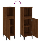 Bathroom Cabinet Brown Oak 30x30x100 cm Engineered Wood - Extra Image