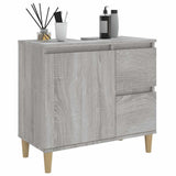 Bathroom Cabinet Grey Sonoma 65x33x60 cm Engineered Wood - 45-Degree Angle