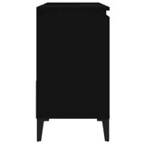 Bathroom Cabinet Black 65x33x60 cm Engineered Wood - Low Angle