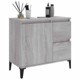 Bathroom Cabinet Grey Sonoma 65x33x60 cm Engineered Wood - 45-Degree Angle