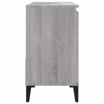 Bathroom Cabinet Grey Sonoma 65x33x60 cm Engineered Wood