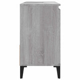 Bathroom Cabinet Grey Sonoma 65x33x60 cm Engineered Wood - Low Angle