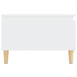 Coffee Table White 55x55x36.5 cm Engineered Wood