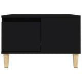Coffee Table Black 55x55x36.5 cm Engineered Wood