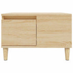 Coffee Table Sonoma Oak 55x55x36.5 cm Engineered Wood