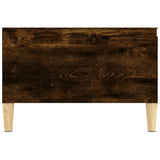 Coffee Table Smoked Oak 55x55x36.5 cm Engineered Wood - Low Angle