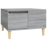 Coffee Table Grey Sonoma 55x55x36.5 cm Engineered Wood - Front View