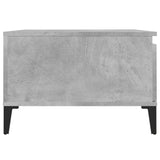 Coffee Table Concrete Grey 55x55x36.5 cm Engineered Wood - Low Angle