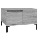 Coffee Table Grey Sonoma 55x55x36.5 cm Engineered Wood - Front View
