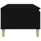 Coffee Table Black 90x50x36.5 cm Engineered Wood