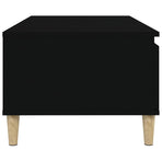 Coffee Table Black 90x50x36.5 cm Engineered Wood