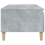 Coffee Table Concrete Grey 90x50x36.5 cm Engineered Wood - Low Angle