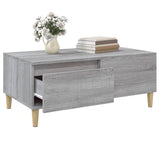 Coffee Table Grey Sonoma 90x50x36.5 cm Engineered Wood - 45-Degree Angle