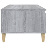 Coffee Table Grey Sonoma 90x50x36.5 cm Engineered Wood - Low Angle