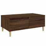 Coffee Table Brown Oak 90x50x36.5 cm Engineered Wood