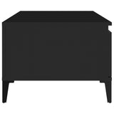 Coffee Table Black 90x50x36.5 cm Engineered Wood - Low Angle