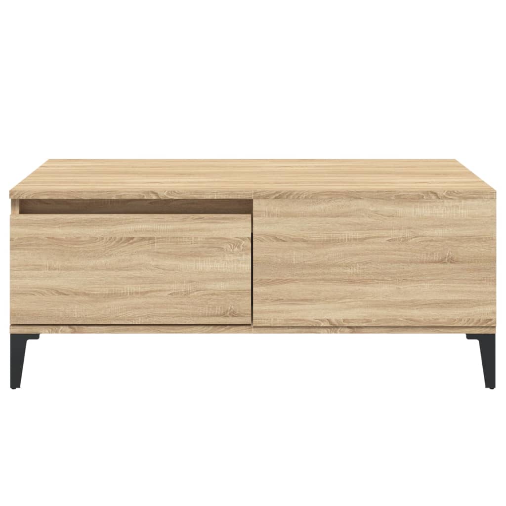 Coffee Table Sonoma Oak 90x50x36.5 cm Engineered Wood