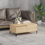 Coffee Table Sonoma Oak 90x50x36.5 cm Engineered Wood