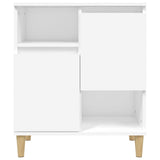 Sideboard White 60x35x70 cm Engineered Wood - Rear View