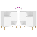 Sideboard White 60x35x70 cm Engineered Wood - Low Angle